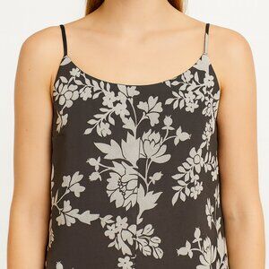 Gap  Cami Top with Adjustable Straps Black & White Size XS EUC